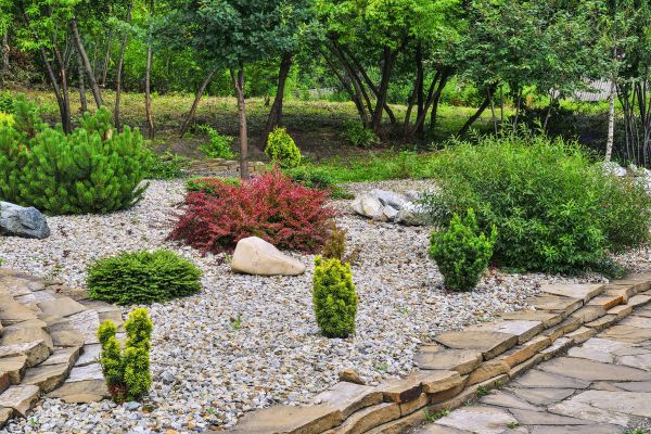 Rock Landscaping in Fenton