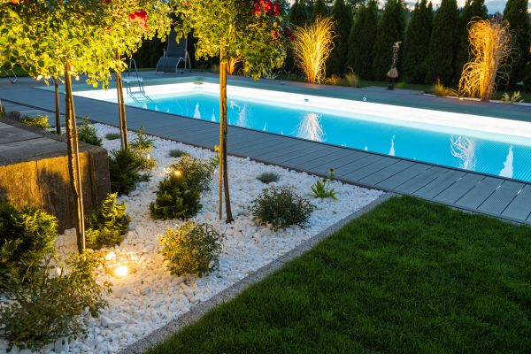 Pool Landscaping Service in Fenton