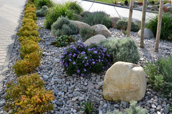 Decorative Rock Installation in Fenton