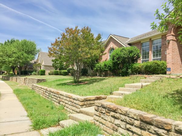 Sloped Yard Landscaping in Fenton