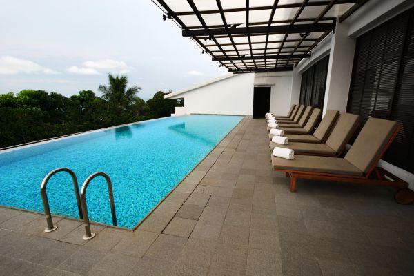 Pool Patio Landscaping in Fenton